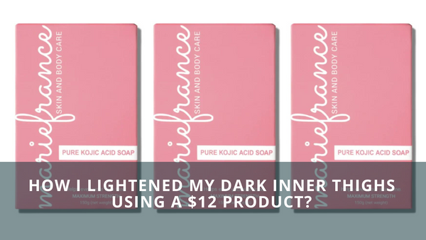 How I Lightened My Dark Inner Thighs Using A $12 Product?