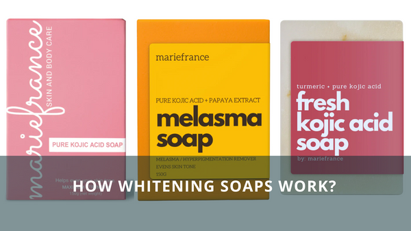 How Whitening Soaps Work?
