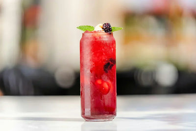 Raspberry Frost Fizz