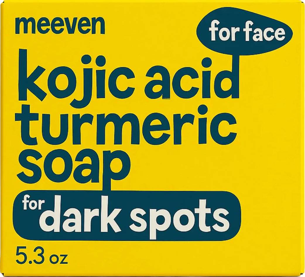 Kojic Acid Turmeric Soap for Dark Spots on Face
