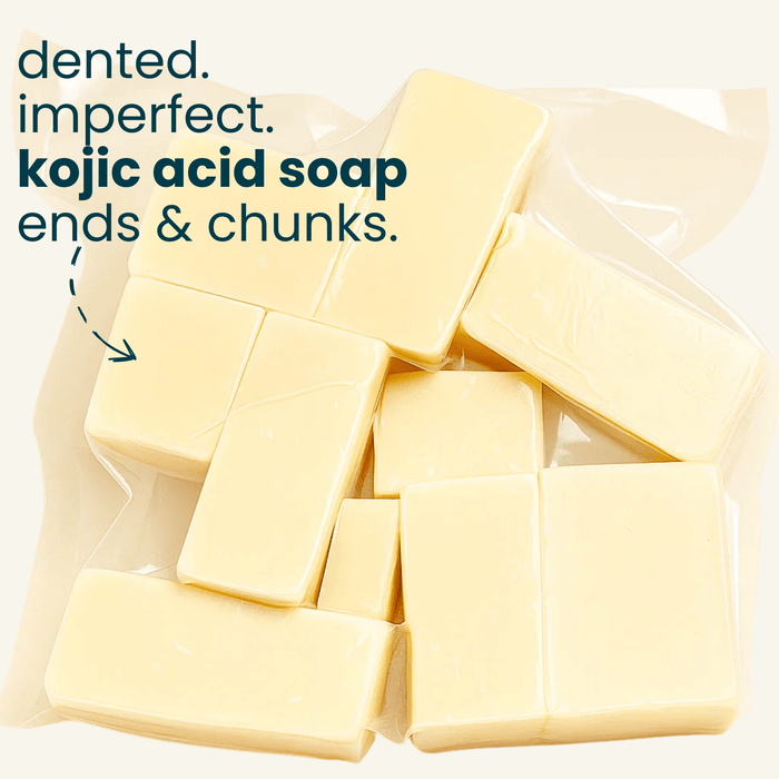 Kojic Acid Soap for Sensitive Skin - 1 lb Chunks