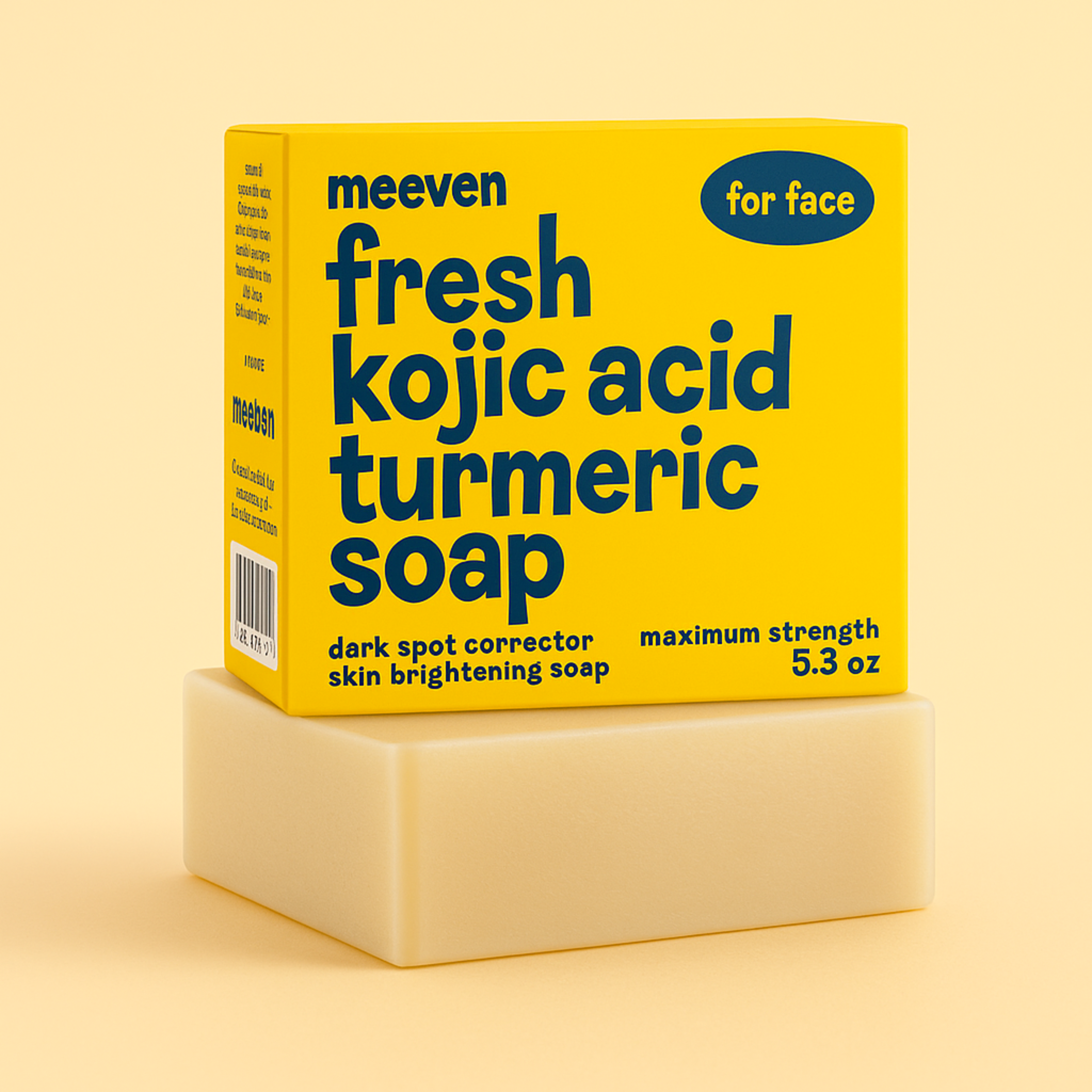 6% Turmeric and Kojic Acid Soap for Black Women