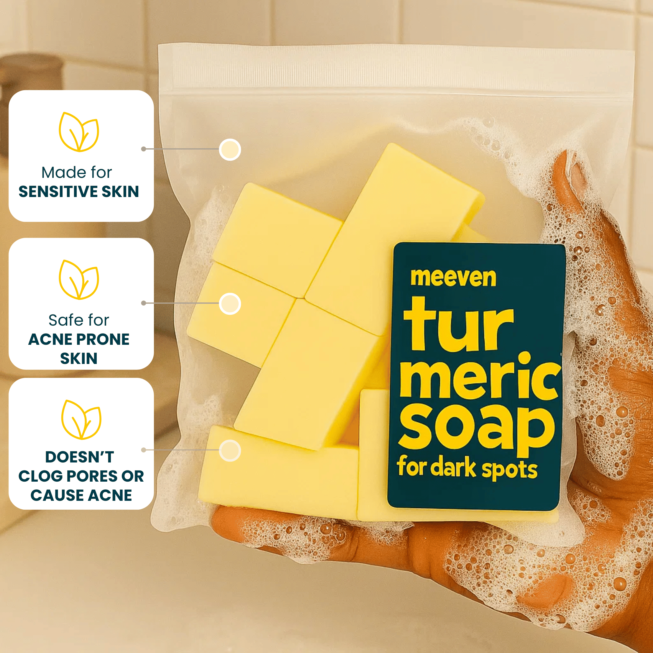 Turmeric Soap for Dark Spots